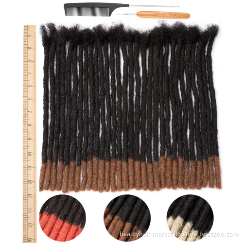 100% Real Human Hair Dreadlock Extensions vendors,Full Head Handmade 0.8cm-1.2cm Thickness Wholesale Human Dreadlocks Extensions